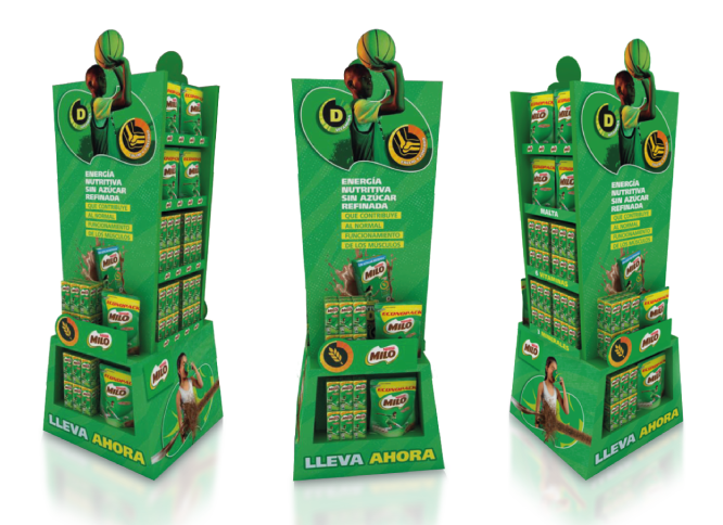 Floor stand exhibitorial