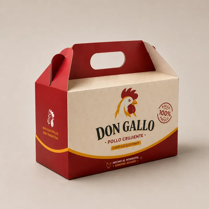Caja tipo maletín personalizada