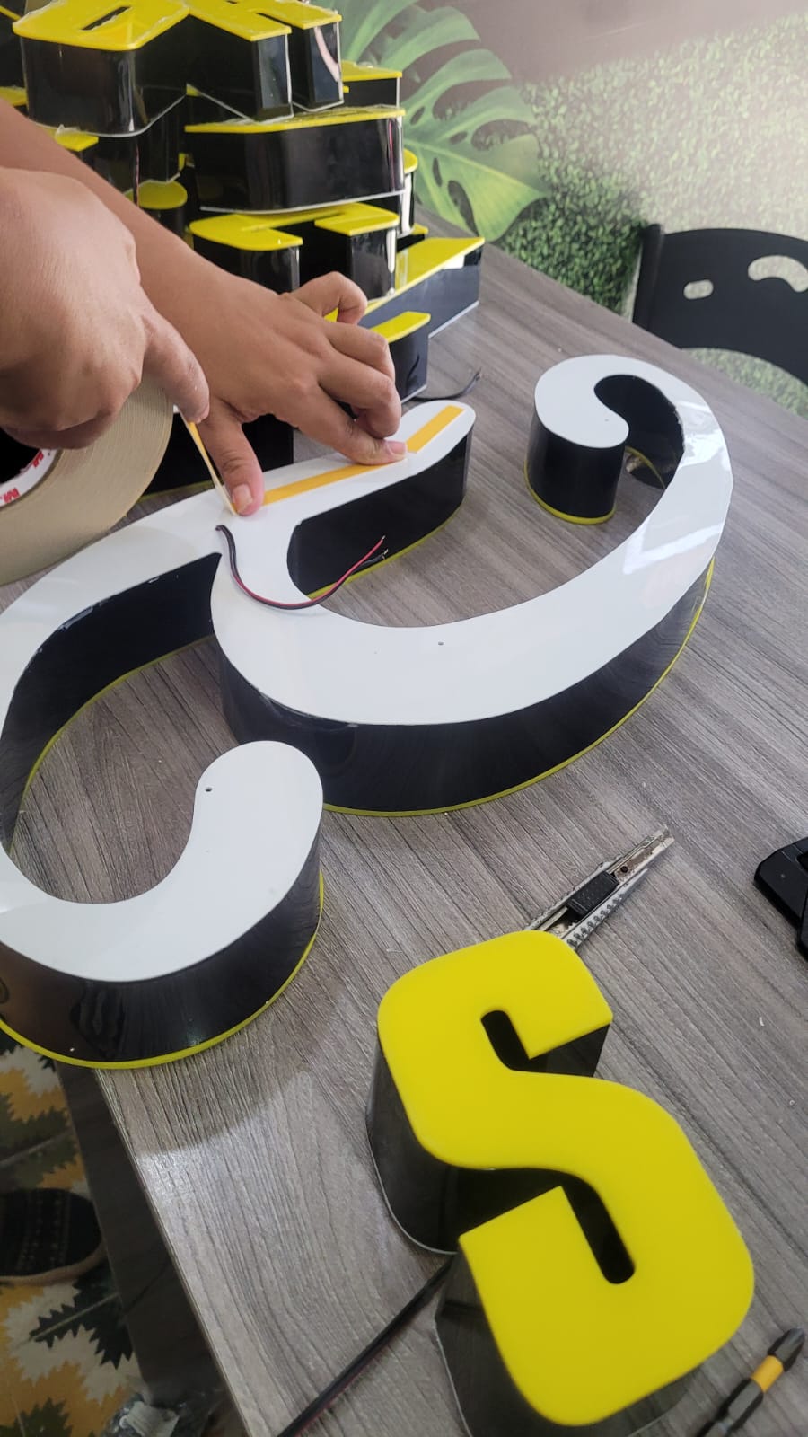 Letras en acrílico